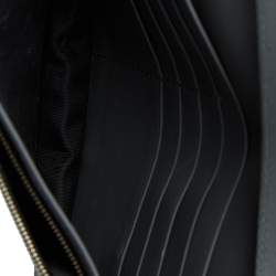 مملوكة مسبقًا Gucci Grey Micro Guccissima Leather Wallet Crossbody Bag