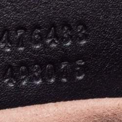 Pre Owned حقيبة كتف غوتشي مارمونت جي جي ميني سوبر جلد مبطن أسود