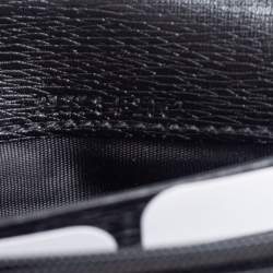 Pre Owned محفظة غوتشي كونتينينتال جلد أسود مزين هورسبيت