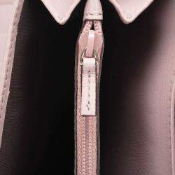 Pre Owned Gucci Pink Calf Leather Microguccissima Long Wallet