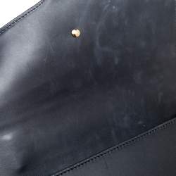 Pre Owned حقيبة كتف غوتشي سيلفي جلد أسود مزينة ويب ذات سلسلة صغيرة