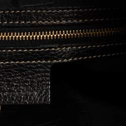 Pre Owned حقيبة غوتشي بوسطن كبيرة افياتريكس جلد سوداء