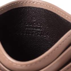 مملوكة مسبقًا حافظة بطاقات غوتشي مارمونت جلد ماتيلاس بيج مزينة جي جي 