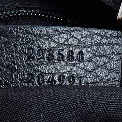 Pre Owned Gucci Black GG Canvas Abbey D-Ring Tote
