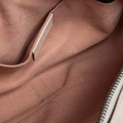 Pre Owned Gucci Cream Matelassé Leather Mini GG Marmont Camera Bag