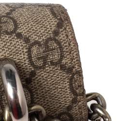 مملوكة مسبقًا حقيبة كتف غوتشي ديونيسوس سويدي وكانفاس جي جي سوبريم بيج/بني صغيرة