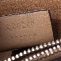 مملوكة مسبقًا حقيبة كتف غوتشي ديونيسوس سويدي وكانفاس جي جي سوبريم بيج/بني صغيرة