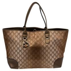 Gucci Brown Ombre Leather Medium Lady Web Shoulder Bag Gucci