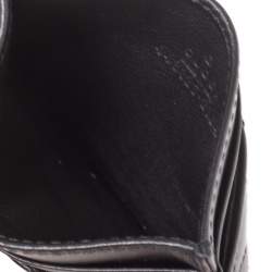 مملوكة مسبقًا Gucci Black Matelassé Leather GG Marmont Card Holder