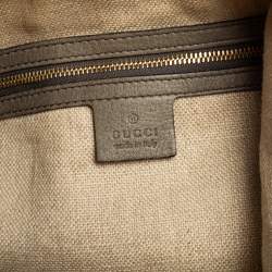 Pre Owned Gucci Grey Leather Large New Jackie Hobo