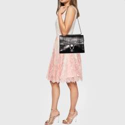 مملوكة مسبقًا Gucci Black Python Medium Dionysus Shoulder Bag