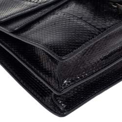 مملوكة مسبقًا Gucci Black Python Medium Dionysus Shoulder Bag