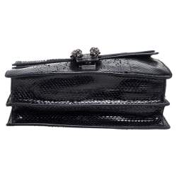مملوكة مسبقًا Gucci Black Python Medium Dionysus Shoulder Bag