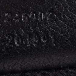Pre Owned Gucci Black Leather Medium Jackie Hobo