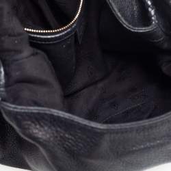 Pre Owned Gucci Black Leather Medium Jackie Hobo