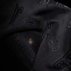 Pre Owned حقيبة بوسطون غوتشي جوي جلد ونيوبرين جي جي أسود متوسطة