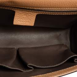 مملوكة مسبقًا حقيبة كتف غوتشي ميس بامبو جلد بيج مرصع