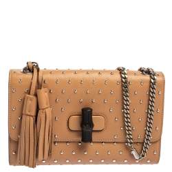 Gucci Studded Leather Handbag