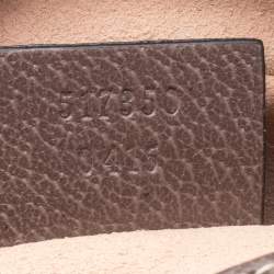 Pre Owned Gucci Beige/Ebony GG Supreme Coated Canvas And Leather Mini Ophidia Crossbody Bag