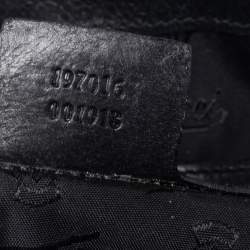 Pre Owned Gucci Black Patent Leather Large Hysteria Hobo