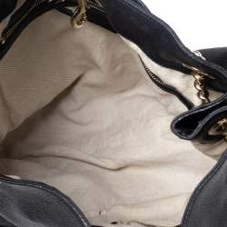 مملوكة مسبقًا Gucci Black Leather Medium Soho Hobo