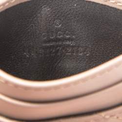 مملوكة مسبقًا حافظة بطاقات غوتشي مارمونت جلد ماتيلاس بيج مزينة جي جي 