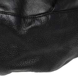 Pre Owned Gucci Black Leather Medium Icon Bit Convertible Hobo