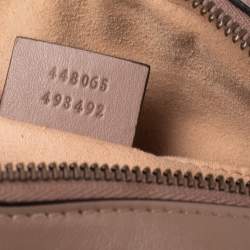 مملوكة مسبقًا حقيبة كاميرا كروس غوتشي مارمونت جي جي جلد مبطن بيج