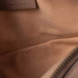 مملوكة مسبقًا حقيبة كاميرا كروس غوتشي مارمونت جي جي جلد مبطن بيج