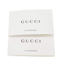 مملوكة مسبقًا حقيبة يد غوتشي أرلي كبيرة جلد أسود