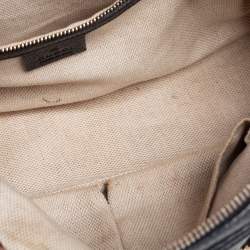 Pre Owned حقيبة كنف غوتشي سوهو جلد أسود متوسطة بسلسلة 