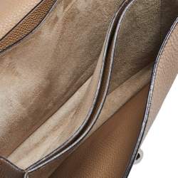 Pre Owned Gucci Beige Leather Jackie Crossbody Bag