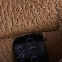 Pre Owned Gucci Beige Leather Jackie Crossbody Bag