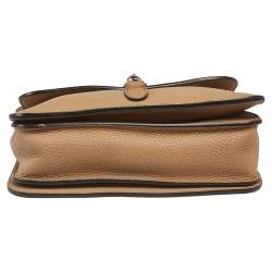 Pre Owned Gucci Beige Leather Jackie Crossbody Bag