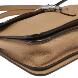 Pre Owned Gucci Beige Leather Jackie Crossbody Bag