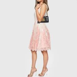 مملوكة مسبقًا حقيبة كتف غوتشي قفل مرصع لؤلؤ صغير جلد أسود