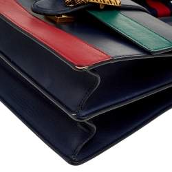 مملوكة مسبقًا حقيبة غوتشي بامبو ديونسوس جلد متعدد الألوان متوسطة بيد علوية