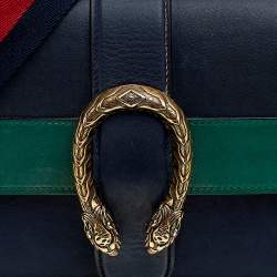 مملوكة مسبقًا حقيبة غوتشي بامبو ديونسوس جلد متعدد الألوان متوسطة بيد علوية