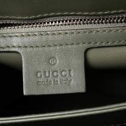 مملوكة مسبقًا Gucci Green Python Jackie Flap Shoulder Bag