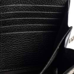 مملوكة مسبقًا Gucci Black Leather Mini Dionysus Wallet On Chain