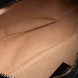 مملوكة مسبقًا Gucci Black Matelassé Leather GG Marmont Shoulder Bag