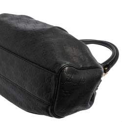 مملوكة مسبقًا حقيبة يد توتس غوتشى سوكى جلد غوتشيسيما أسود متوسطة 