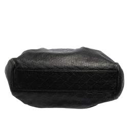 مملوكة مسبقًا حقيبة يد توتس غوتشى سوكى جلد غوتشيسيما أسود متوسطة 