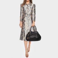 مملوكة مسبقًا حقيبة يد توتس غوتشى سوكى جلد غوتشيسيما أسود متوسطة 