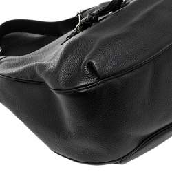 Pre Owned حقيبة هوبو غوتشي ايميلي جلد أسود متوسطة