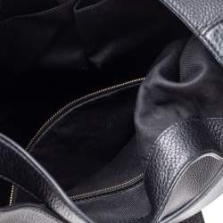 Pre Owned حقيبة هوبو غوتشي ايميلي جلد أسود متوسطة