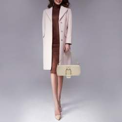 Pre Owned Gucci Cream Leather Greenwich Shoulder Bag