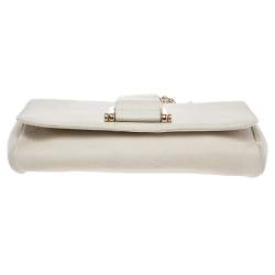 Pre Owned Gucci Cream Leather Greenwich Shoulder Bag