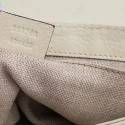 Pre Owned Gucci Cream Leather Greenwich Shoulder Bag