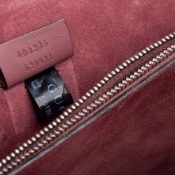 Pre Owned حقيبة كتف غوتشي ديونيسوس سويدي وكانفاس GG سوبريم بيج / أحمر داكن